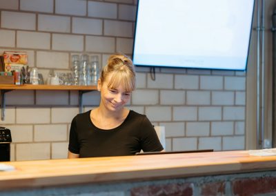 Thresen mit Trainerin